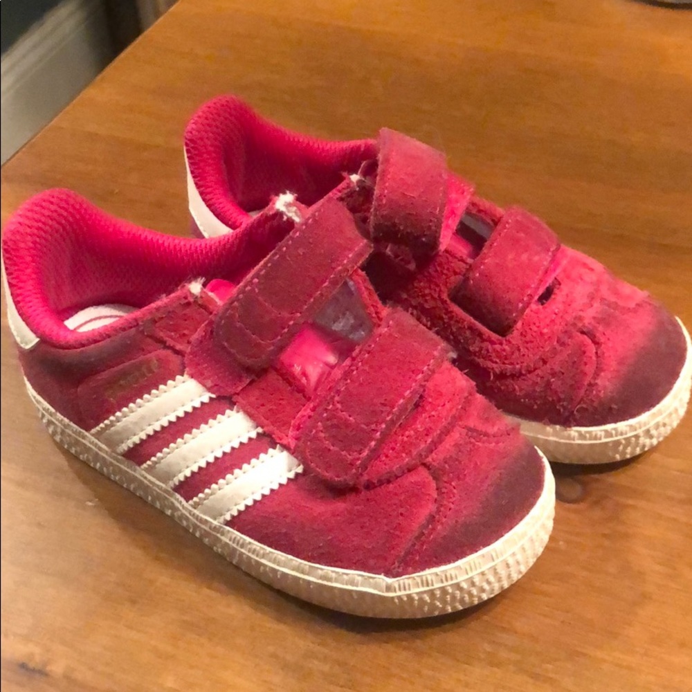 Adidas Hot Pink Suede Gazelle Ortholite